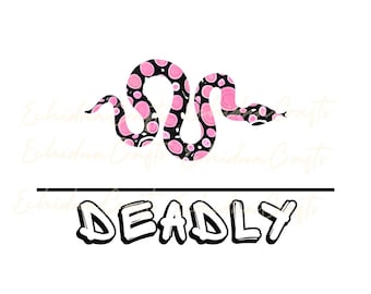 Śmiercionośny wąż z różowymi kropkami do pobrania w formacie PNG