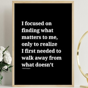 Digital print, Mental health poster, Motivational poster, printable wall art, home decor, inspirational quotes, motivational wall art, print