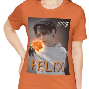 Maglietta Felix, Case 143 Stray Kids, Maglietta Stray Kids, Maglietta KPop, Merchandising KPop, 143 Felix, Maglietta unisex Felix Stray Kids, Pop coreano, Felix Lee