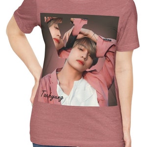 V Shirt, Taehyung Shirt, BTS Shirt, Kpop Shirt, Fan Gift, KPop Merch tshirt, BTS Fan, V Fan, V BTS Unisex Tshirt, Bangtan Boys, Korean Pop image 4