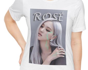 Shirt Rosé, T-shirt Rosé, T-shirt Rosé, T-shirt Rosé, T-shirt Rosé, Merch Rosé, KPop-shirt, Merch, T-shirt uniseks