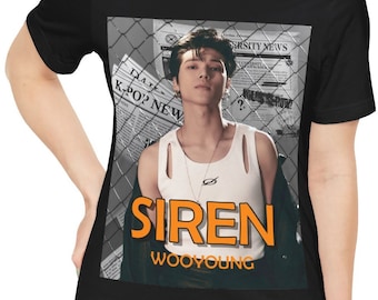 Camiseta Wooyoung, camiseta Ateez, camiseta Wooyoung, camiseta KPop, regalo para fans, camiseta de merchandising KPop, fan de Ateez, camiseta unisex Wooyoung Ateez, pop coreano