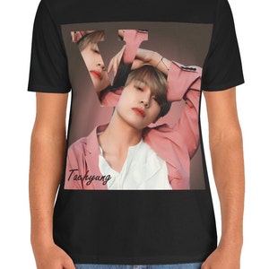 V Shirt, Taehyung Shirt, BTS Shirt, Kpop Shirt, Fan Gift, KPop Merch tshirt, BTS Fan, V Fan, V BTS Unisex Tshirt, Bangtan Boys, Korean Pop image 6