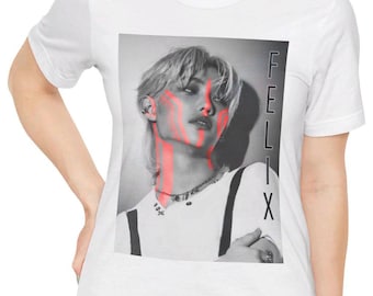 Felix Shirt, Stray Kids Shirt, KPop Shirt, Fan Gift, KPop Merch Shirt, Stray Kids Fan, Felix Stray Kids Unisex Tshirt, Korean Pop, Felix Lee