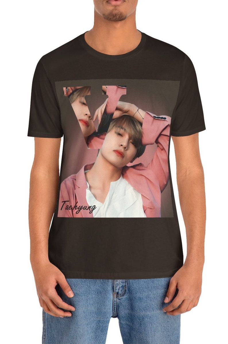 V Shirt, Taehyung Shirt, BTS Shirt, Kpop Shirt, Fan Gift, KPop Merch tshirt, BTS Fan, V Fan, V BTS Unisex Tshirt, Bangtan Boys, Korean Pop image 5
