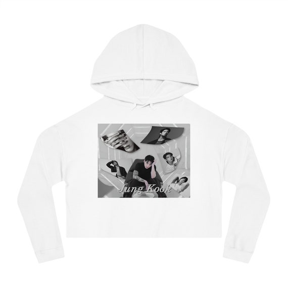 Jungkook Hoodie BTS Hoodie Cropped BTS Hoodie Short Hoodie Kpop Hoodie Kpop Merch Hoodie BTS Fan Gift Bangtan Boys Korean Pop Etsy UK