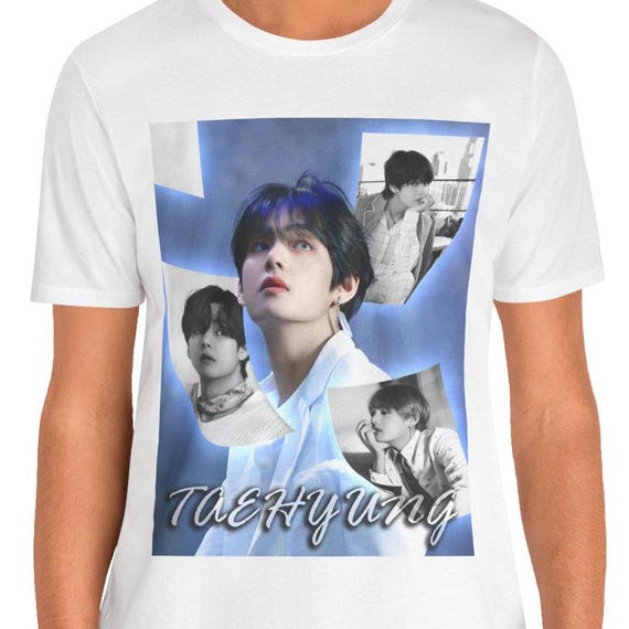 BTS Tシャツ V V Shirt, Taehyung Shirt, BTS Shirt, Kpop Shirt, Kpop Merch Shirt