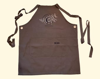 Heavy-duty schort met merk