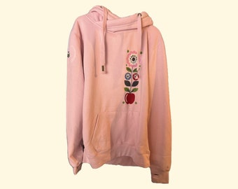 Applevine-hoodie met gekruiste hals