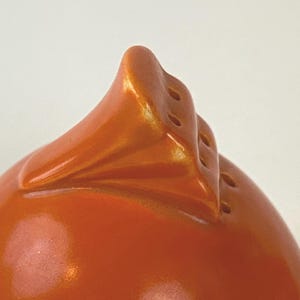 Orange Salt and Pepper Shaker Set / MCM / Retro Shakers / Art Deco Style / Vintage