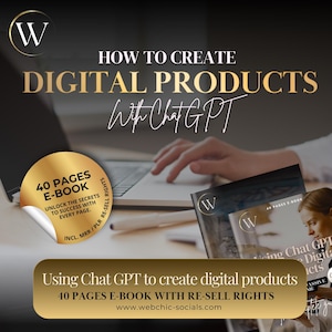 Using ChatGPT to Create Digital Products E-book | Master Resell Rights (MRR) and Private Label Rights (PLR) | Passive Income