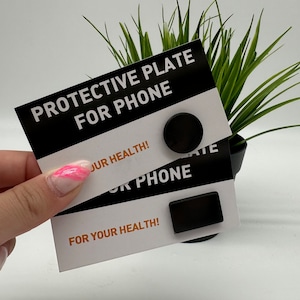 Ochrona szungitowa na telefon z Rosji, Karelia Shungite, ochrona telefonu, kamień bębnowy szungitu, oryginalna Rosja, naklejka na telefon, 4G, 5G