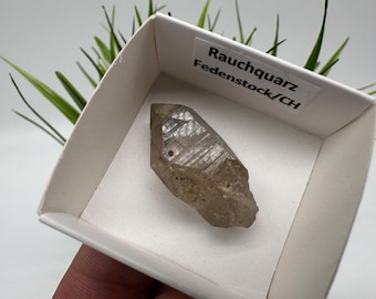 スイス、フェデンストック（山）産の希少スモーキークォーツ