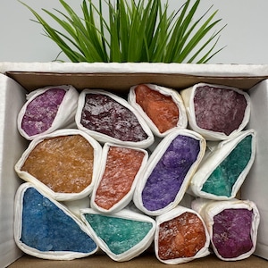 Set von 12 internationalen Kristallen,Mineralien,flache Mineralien,flache Kristalle,Großhandel Mineralien,Kristalle,Set Mineralien,Großhandel Kristalle