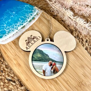 Disney Aulani Picture Frame Ornament, Custom Engraving and Personalization