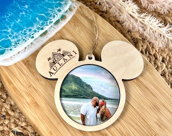 Disney Aulani Picture Frame Ornament, Custom Engraving and Personalization