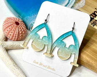 Aulani Arch Earrings • Beachy Earrings • Mouse Inspired Earrings • Orlando Inspired Jewelry • Aulani Wedding • Hawaii Vacation • Ocean