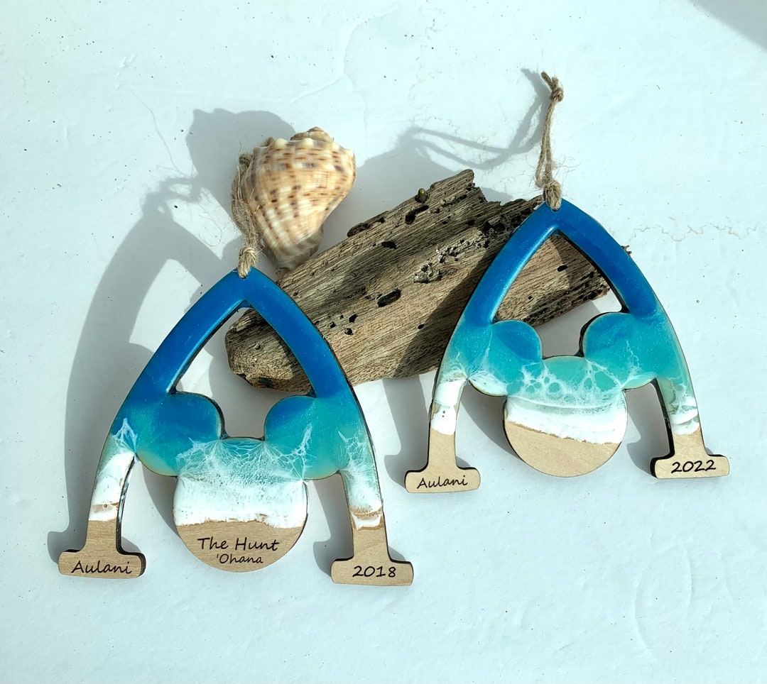 Aulani Arch Ornament Aulani Resort Wedding Favors Custom Engraved Aloha