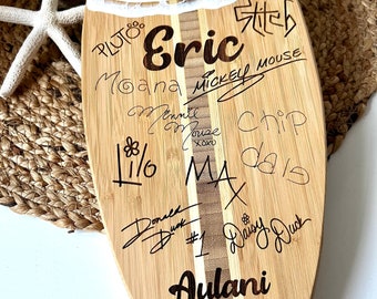 Add Engraved Signatures To Your Board Purchase