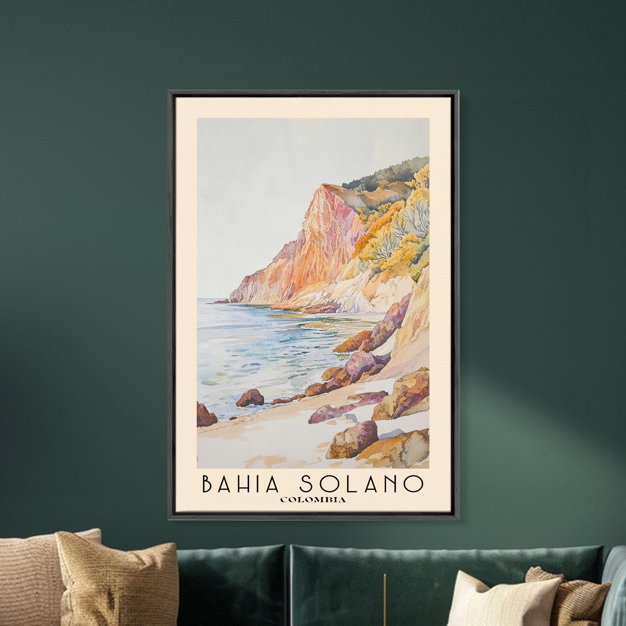 Impresión de acuarela de Bahía Solano, Colombia: Arte mural playero - Etsy  España