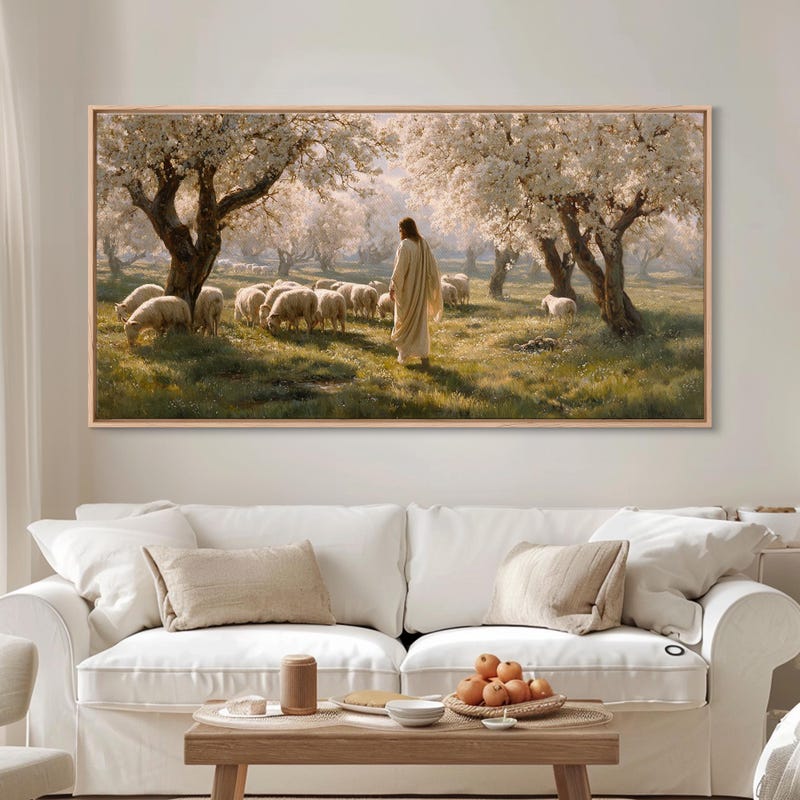 Large Christian Wall Art - Etsy