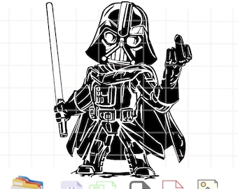 Star wars svg bundle, star wars clipart, cut files for cricut silhouette, png, eps, svg, Instant Download