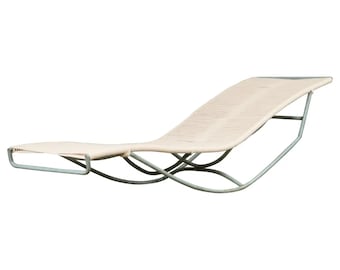 Walter Lamb for Brown Jordan Bronze 'Waikiki' Rocking Chaise Lounge, circa 1960s