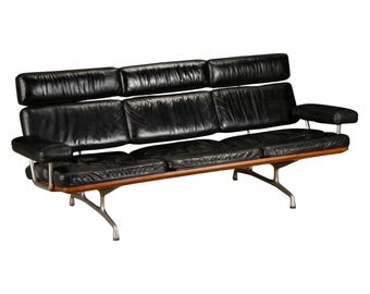Eames Three-Seat Sofa by Ray and Charles Eames for Herman Miller, Signed