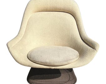 Warren Platner Bronze Wire Easy Chair for Knoll International, c 1966, Signed