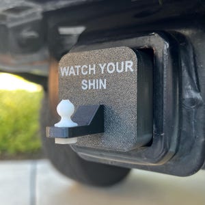 Tiny Trailer Hitch For 2&quot; Receiver Widdle Hitch - Watch Your Shin - Small Hitch