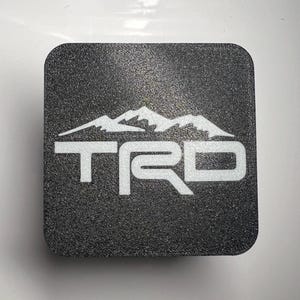 TRD Mountain 2 Inch Hitch Cover for Toyota Tacoma - Tundra - 4Runner - Sequoia - FJ (Universal Fit To Any Year)