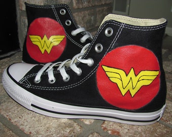 wonder woman high top converse
