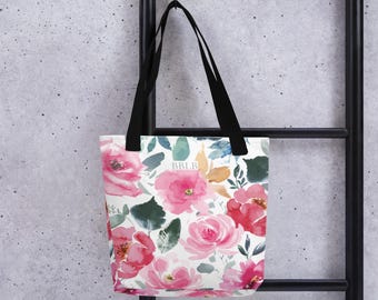 Floral Fiesta Beach Tote