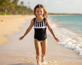 Bayside Tuxedo Youth Swimsuit *RUNS SMALL Order Size Up