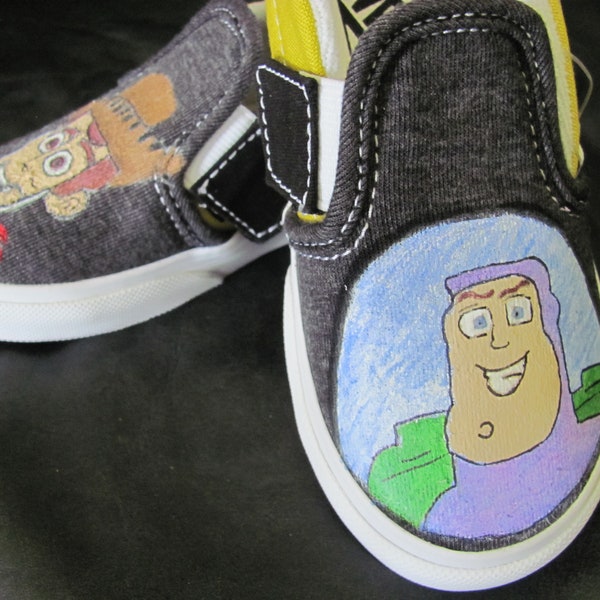 Buzz Lightyear hand painted shoes