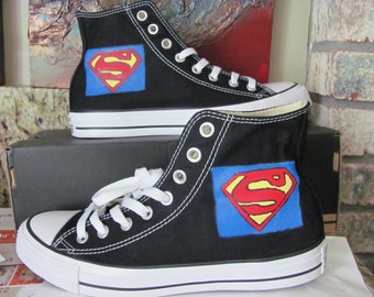 superhero converse low tops