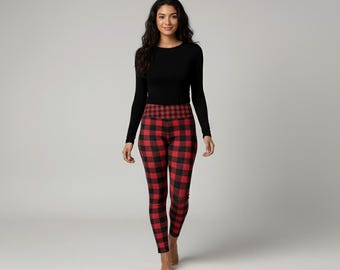 BBLB Everyday Women's Leggings - Buffalo Check