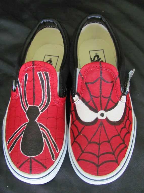 Zapatos Spiderman niños pequeños / niños VANS - Etsy España