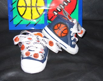 Custom hand painted Basketball shoes