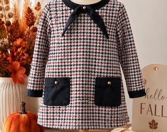 Vestido de pata de gallo para trote ecuestre