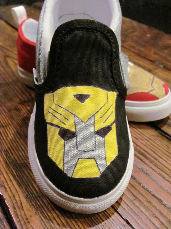 Custom Transformer Hand Painted Shoes - Etsy