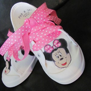 Hand painted Minnie Mouse shoes image 8