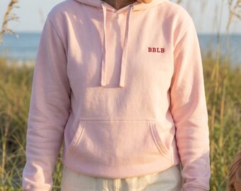 Women’s Luxury Cotton Hoodie – Soft Pink Designer Loungewear Designer BBLB