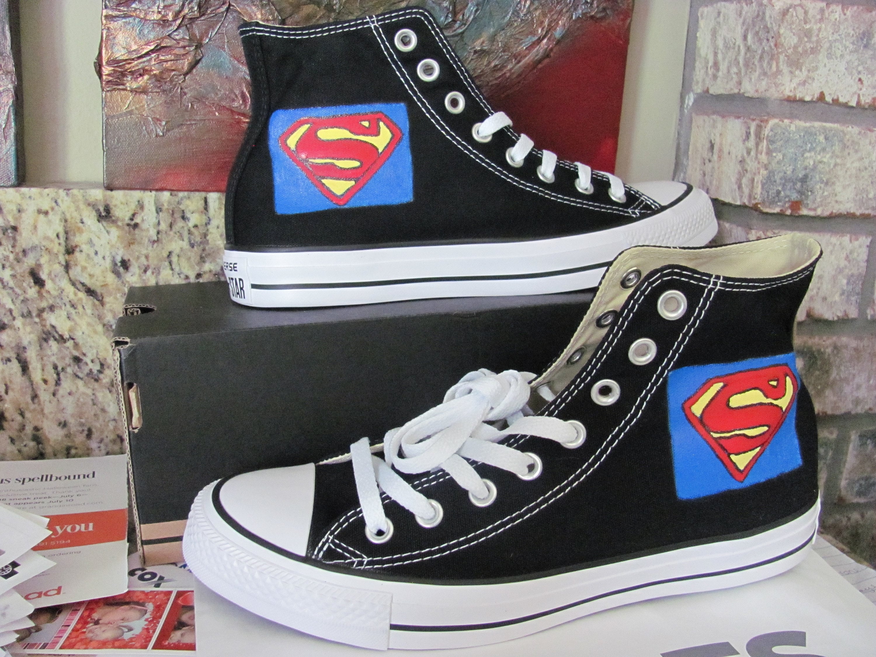 Baby superman converse cheap