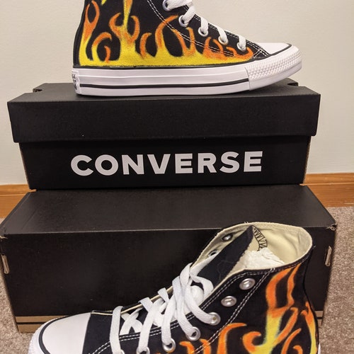 ADULT Converse Chuck Taylor All Star Canvas High Top hand painted