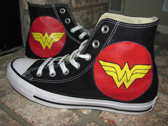 wonder woman converse high tops