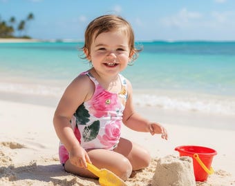 Floral Fiesta Kids Swimsuit *RUNS SMALL Order Size Up