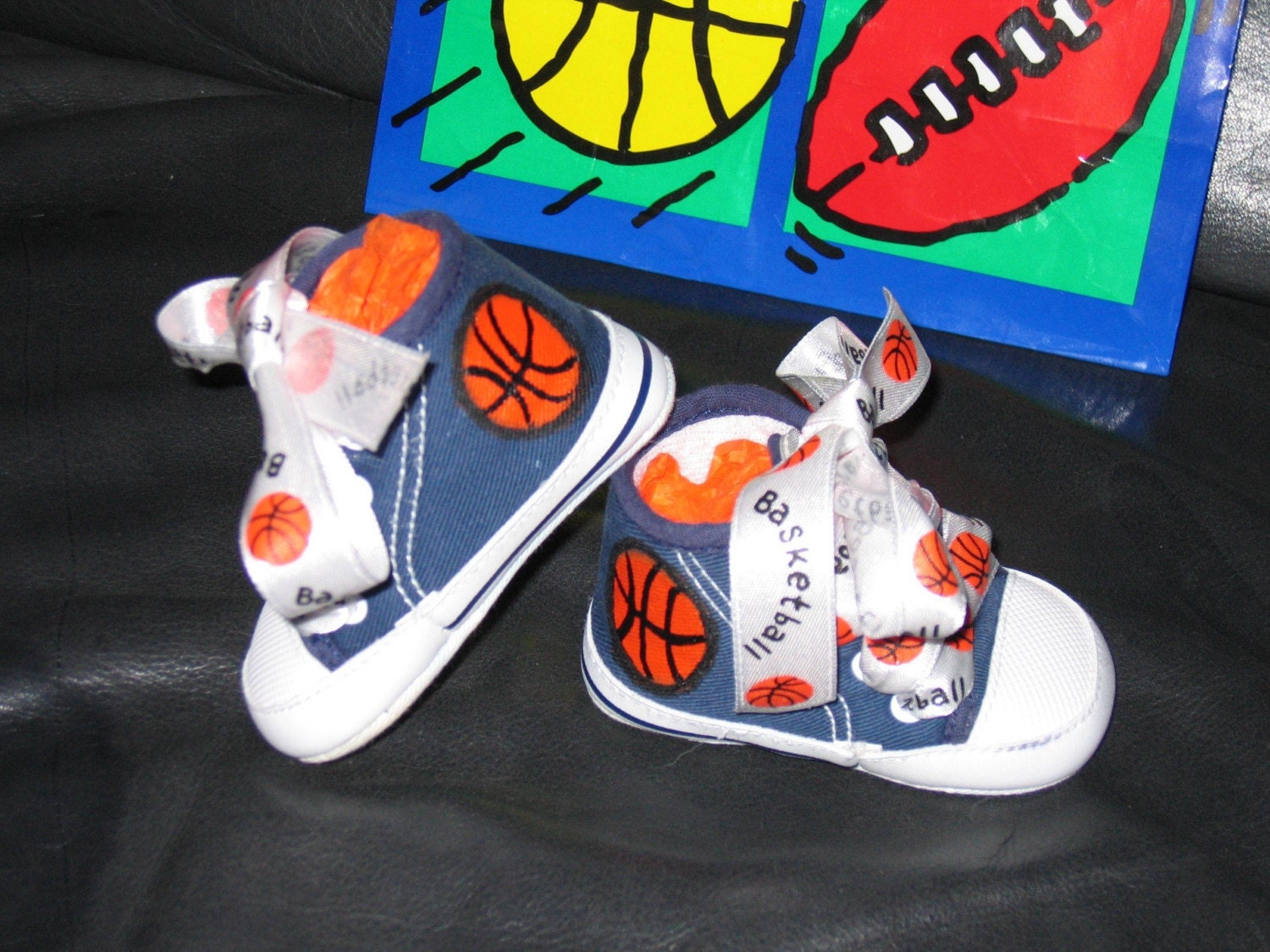 custom painted basketball shoes