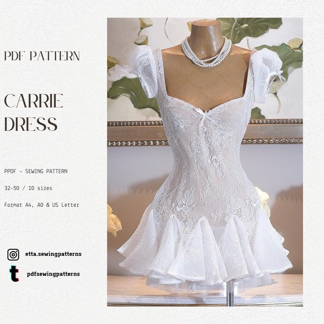 Drop Waist Dress Pattern Bustier - Etsy Australia