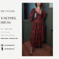 Josephine Dress PDF Sewing Pattern | Corset fall dress | Puff sleeve dress | Winter dress | Asymmetrical dress |  Sizes 32-54 EU